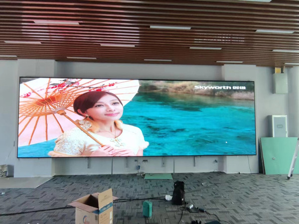 古丈P1.53led小间距屏安装案例